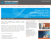 Tablet Screenshot of futureleadersinternational.com